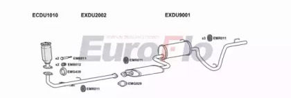 Система выпуска ОГ EuroFlo DUMIR08 1001B